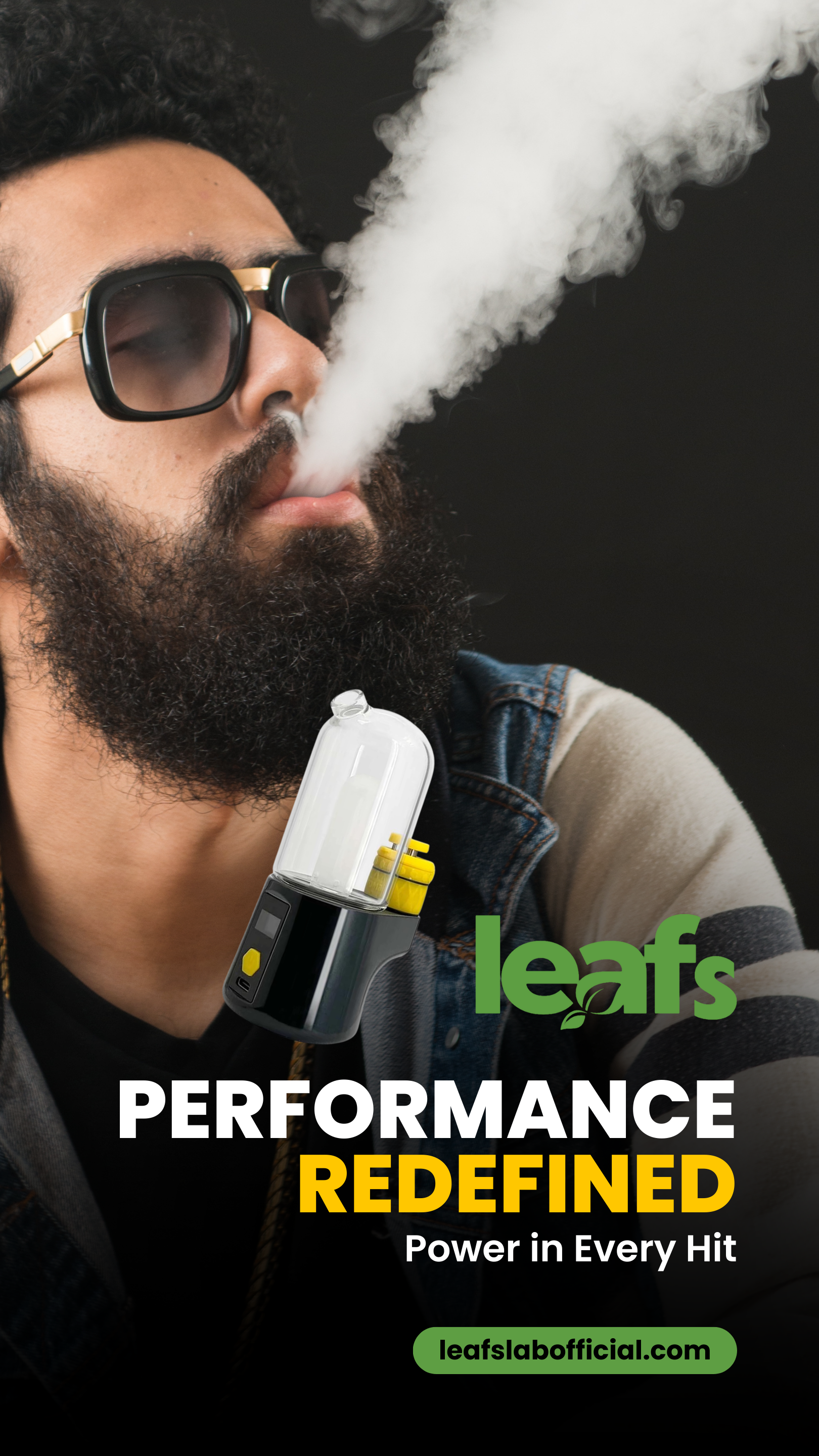 LEAFS Pro Portable Electric Dabbing Rig with Adjustable Temperature and LED Display - BLACK, TEAL AND RAINBOW